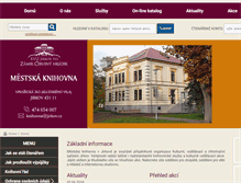 Tablet Screenshot of knihovna-jirkov.cz